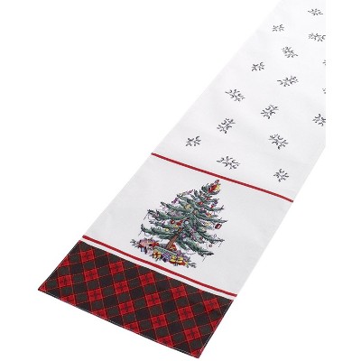 Avanti Spode Tree Tartan 14" x 72" Runner - Multicolored