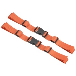 Unique Bargains Polyester Adjustable Quick-Release Buckle Backpack Waist Straps 2 Pcs - 1 of 4