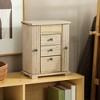HOMCOM 4-Tier Wooden Jewelry Box for Women, Large Jewelry Organizer with Mirror and 2 Drawers for Rings Earrings Necklaces Bracelets, Brown - 3 of 4
