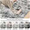 Modern Abstract Area Rugs Washable , Soft Large Bedroom Rug - 3 of 4