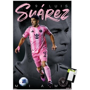 Trends International MLS Inter Miami CF - Luis Suárez 25 Unframed Wall Poster Prints - 1 of 4