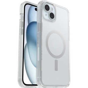 OtterBox SYMMETRY SERIES case w/MagSafe for iPhone 15 Plus - Clear (77-93056) - 1 of 3