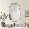 Lyngins Bathroom Mirrors,Oval Wall Mirrors,4mm HD Glass Mirrors,Aluminum Alloy Anti-rust Vanity Mirrors for Bathroom,Bedroom - 2 of 4