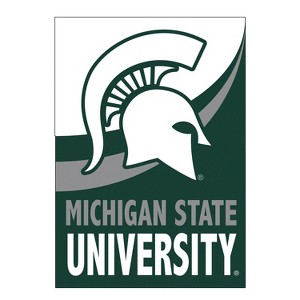 NCAA Michigan State University Garden Flag 12x18 Double Sided, Officially Licensed Sports Flags For Outside, Indoor and Outdoor Students & Alumni - 1 of 1