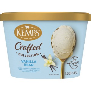 Kemps Simply Crafted Vanilla Bean Ice Cream - 1.5qt - 1 of 4