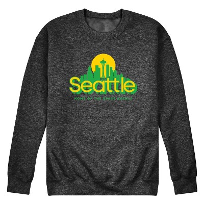 Men's - Instant Message - Seattle Washington Graphic Fleece Sweatshirt