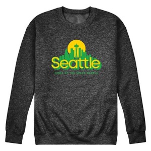 Men's - Instant Message - Seattle Washington Graphic Fleece Sweatshirt - 1 of 4