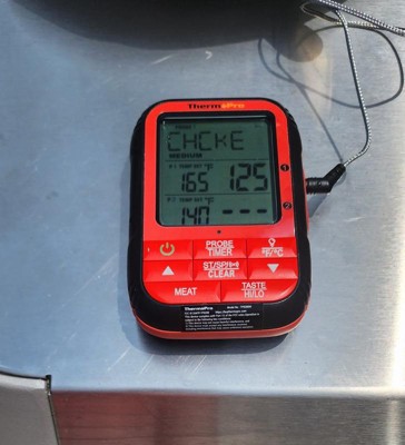 ThermoPro Dual Probe Wireless Meat Thermometer Red TP828BW - Best Buy