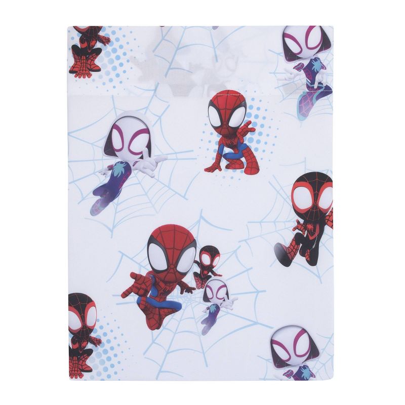 4pc Toddler Spidey and His Amazing Friends Reversible Bed Set, 4 of 9