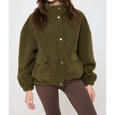 Women's Marcel faux-shearling Jacket - SPIRITUAL GANGSTER