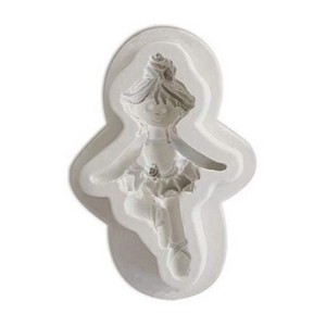 O'Creme Ballerina Silicone Fondant Mold - 3" x 4" - White - 1 of 4