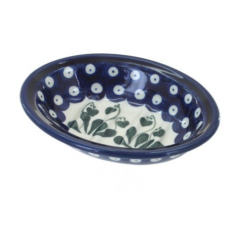 Blue Rose Polish Pottery 510 Ceramika Artystyczna Soap Dish - image 1 of 1