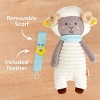 HABA Woolbert the Ram Lovey Set - Stuffed Animals for Babies, Pacifier Clips, Sensory Toys & Baby Teething Toys Ideal for Ages 0 Months+ - 4 of 4