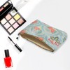 Unique Bargains Portable Butterfly Crane Handheld Makeup Bag Blue 1 Pc - 4 of 4