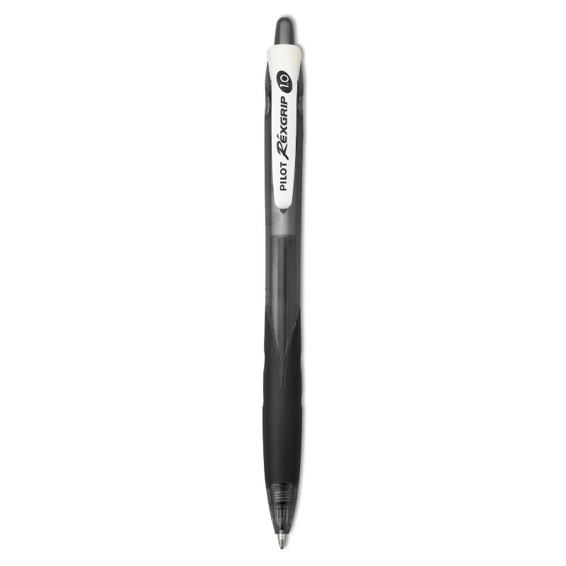 Pilot RexGrip BeGreen Retractable Ball Point Pen Black Ink 1mm Dozen 32370, 1 of 3