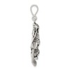 Black Bow Jewelry Sterling Silver Antiqued Hockey Goalie Pendant - 2 of 4
