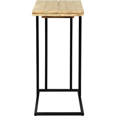 target wood end table