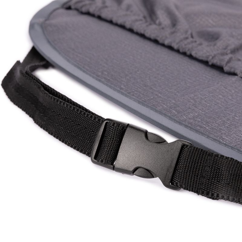 Diono Stuff 'N Scuff XL Kick Mat Back Seat Protector, Storage Pocket, 100% Water Resistant, Gray, 4 of 6