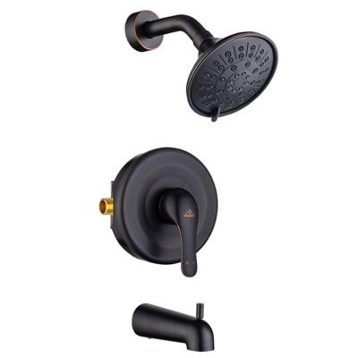 CASAINC Bathtub Faucet Set with Tub Spout Shower Head