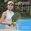Aukfa Thermoformed Pickleball Paddle – Gold Titanium Wire Texture, 16mm PP Honeycomb Core, Fabric Surface,Multicolor - 2 of 4