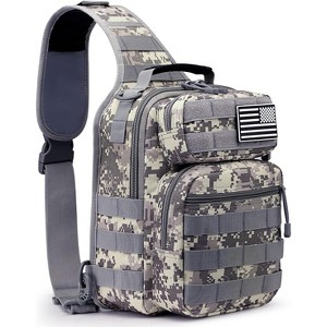 Tactical Sling Bag Backpack Military Rover Shoulder Sling Pack Molle EDC Small Crossbody Chest Pack - 1 of 4