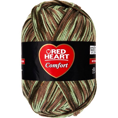 Red Heart Comfort Yarn black Marl 