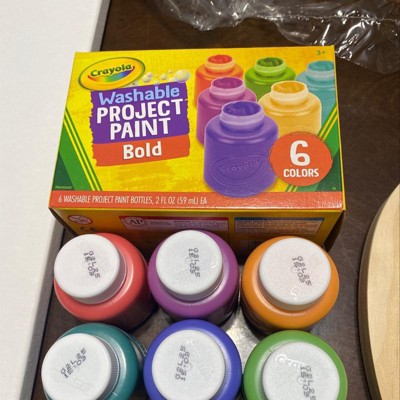 Crayola Washable Fingerpaint - Secondary Colors, Set of 3, 8 oz Bottles