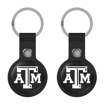 Keyscaper NCAA SEC Universities Insignia Black Airtag Holder 2-Pack