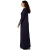 Memoi Women's Sweetheart Modal Blend Full-Length Nightgown - 2 of 4