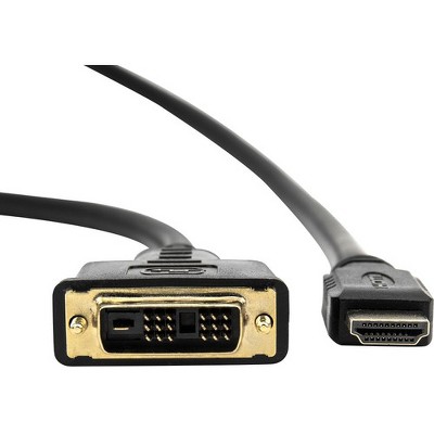 Rocstor Premium HDMI to DVI-D Cable - M/M - 3 ft - 1 x DVI-D Male - 1 x Male HDMI