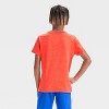 Boys' Short Sleeve Roaring Tiger Graphic T-Shirt- Cat & Jack™ Bright Orange - 3 of 4
