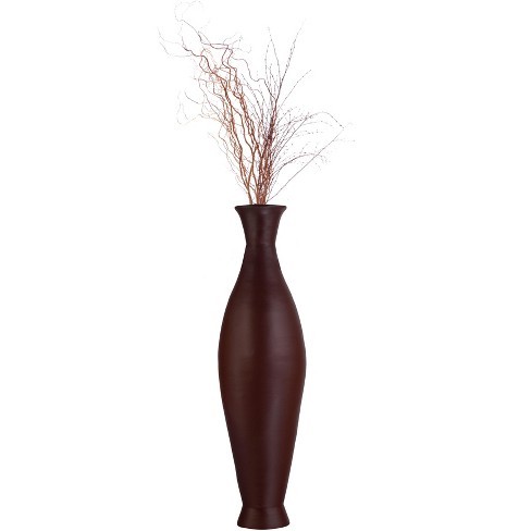 Uniquewise Natural Bamboo Floor Vase Cylinder