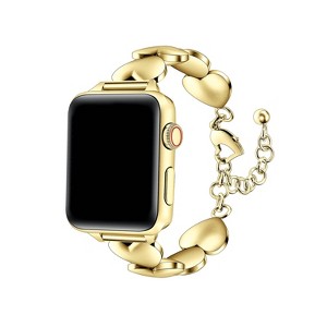 Posh Tech Lover Stainless-Steel Band for Apple Watch - Gold - 1 of 4