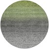 Fern Green And Gray Abstract Washable Indoor Outdoor Area Rug - 4 of 4