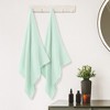 Unique Bargains Set Soft Highly Absorbent Quick Drying Bath Towel 2 Pcs - 4 of 4