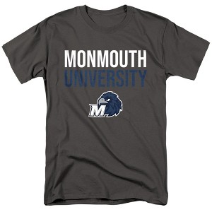Men's Monmouth University Official Stacked T-Shirt - 1 of 4