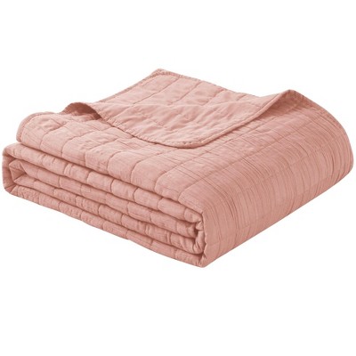 Navy Twin Reversible Microfiber Quilt Set with Down Alternative Fill