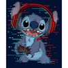Men's Lilo & Stitch Red and Blue Gamer Sweatshirt - 2 of 4