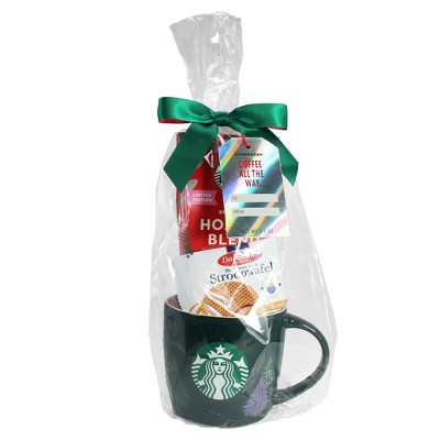 Starbucks Mug with Coffee & Cookies