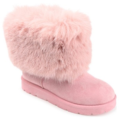 Journee Collection Womens Shanay Round Toe Pull On Winter Boots : Target