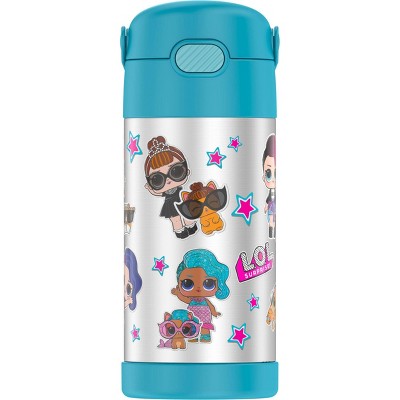 thermos blue water bottle