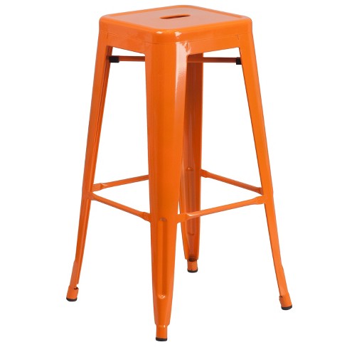 Commercial backless best sale bar stools