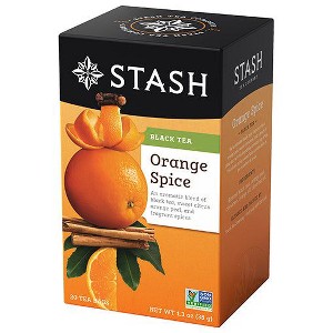 Stash Tea Orange Spice Black Tea Bags Case of 6/20 Bags - 1 of 2