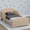 Vtec Trading Natural Wood Modern Toddler Bed - 2 of 3