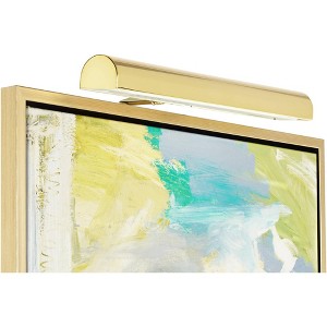 Concept Lighting Concept Polished Brass 18" Wide Battery LED Picture Light - 1 of 4