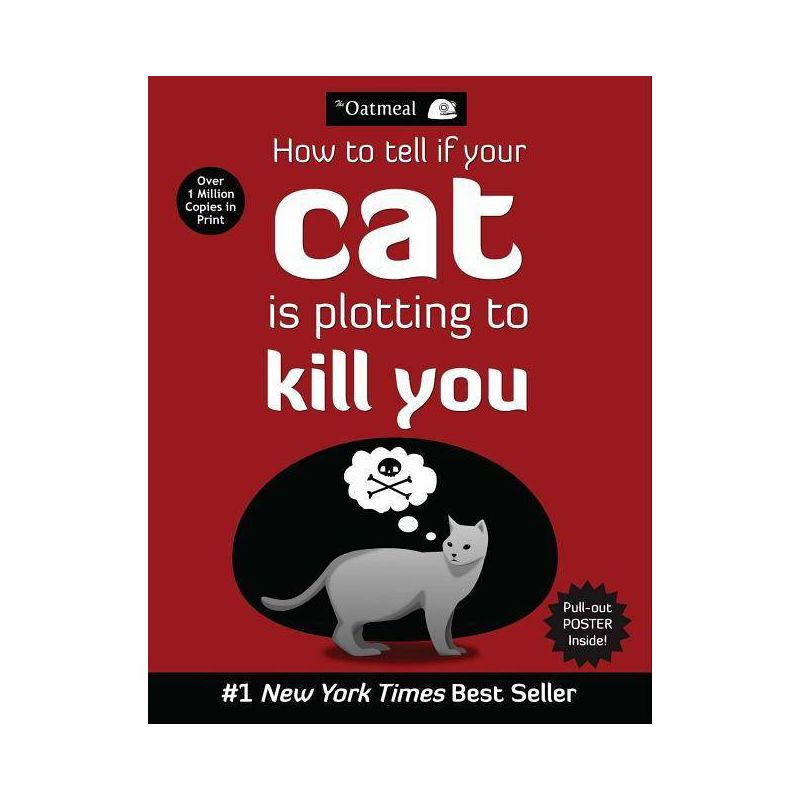 How to Tell If Your Cat Is Plotting to Kill You (Mixed media product) by Oatmeal, 1 of 2