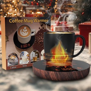 FAAYFIAN Coffee Mug Warmer for Desk with Auto Shutoff, Cup Warmer with 2 Temp Settings & 1¨C12H Timer for Coffee, Tea & Milk - 1 of 4