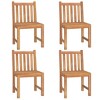 vidaXL Garden Dining Set Natural wood Solid Teak wood Medium - 4 of 4