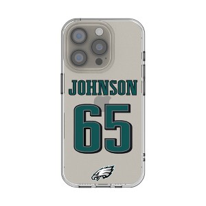 NFL Philadelphia Eagles Players Game Tactic Clear Cell Phone Case for Apple iPhone - 1 of 4