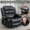 NicBex Recliner Chair Massage Chair with Heating Rocking Chair with USB Port Swivel Accent Chair Lounge Chair with Cup Holders - 4 of 4